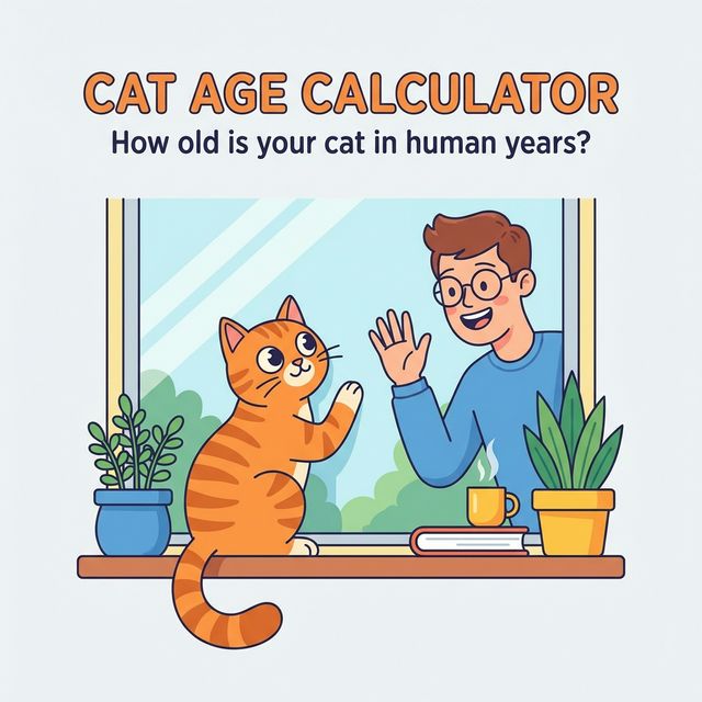 Cat Age Calculator Guide Illustration