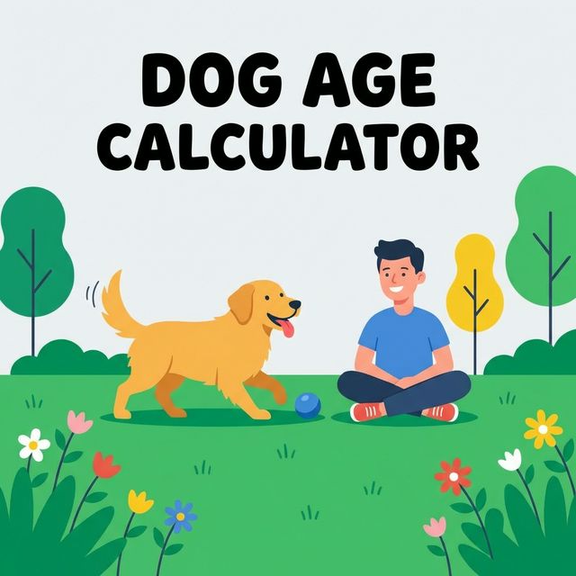 Dog Age Calculator Guide Illustration