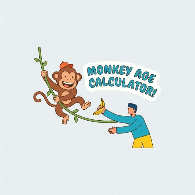 Monkey Age Calculator Guide Illustration
